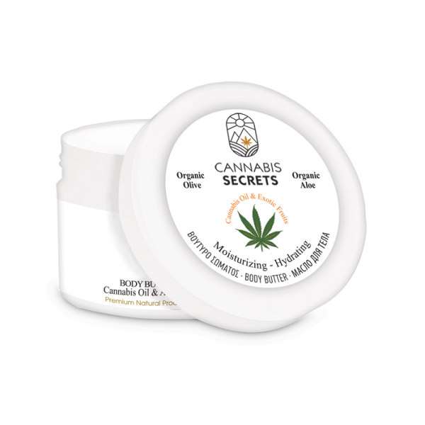 CANNABIS SECRETS ΒΟΥΤΥΡΟ ΣΩΜΑΤΟΣ ΚΑΝΝΑΒΗΣ ΕΞΩΤΙΚΑ ΦΡΟΥΤΑ