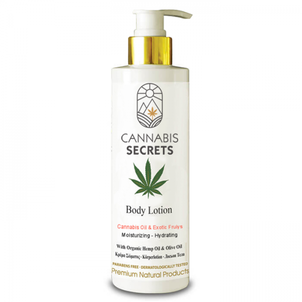 CANNABIS SECRETS ΚΡΕΜΑ ΣΩΜΑΤΟΣ ΚΑΝΝΑΒΗΣ ΕΞΩΤΙΚΑ ΦΡΟΥΤΑ