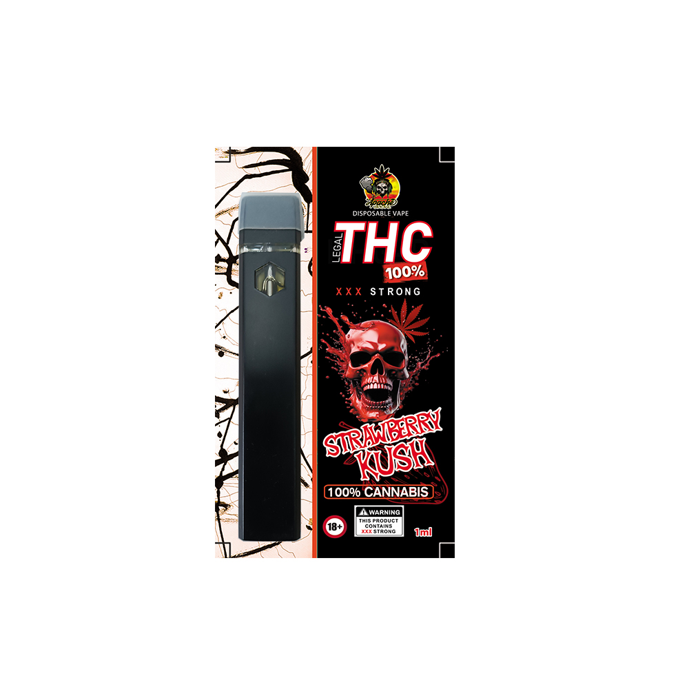 APACHE VAPE STRAWBERRY KUSH CANNABIS 100% 1ML - CannaMarket -       CBD - CB9 - THCP - H3CBN