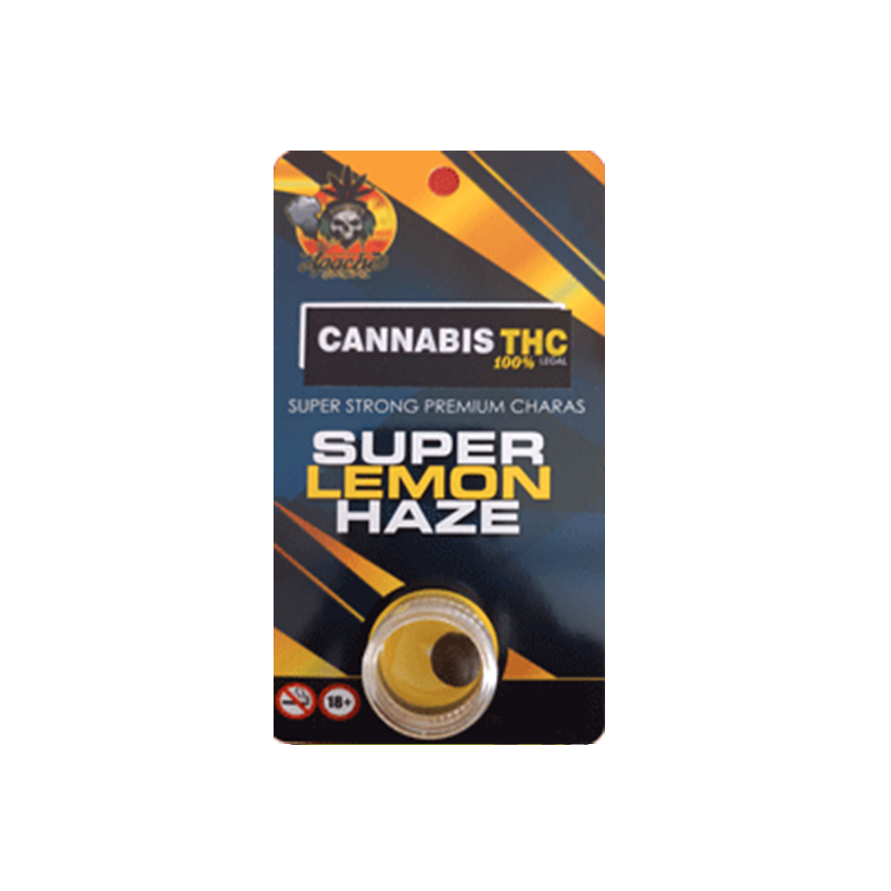APACHE SUPER LEMON HAZE CHARAS CANNABIS 100% 1g
